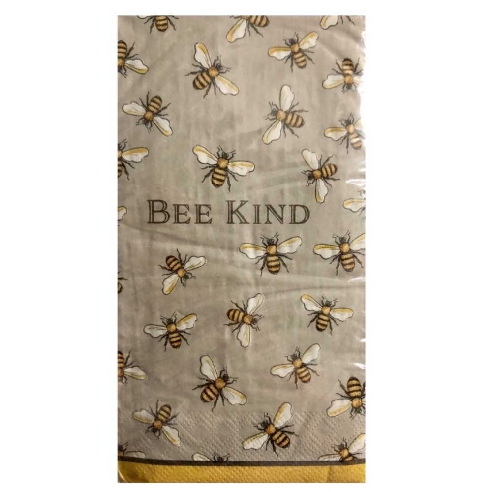 CTS Bee Kind Paper Guest Towel Napkins, 26 ct (CTS360288)